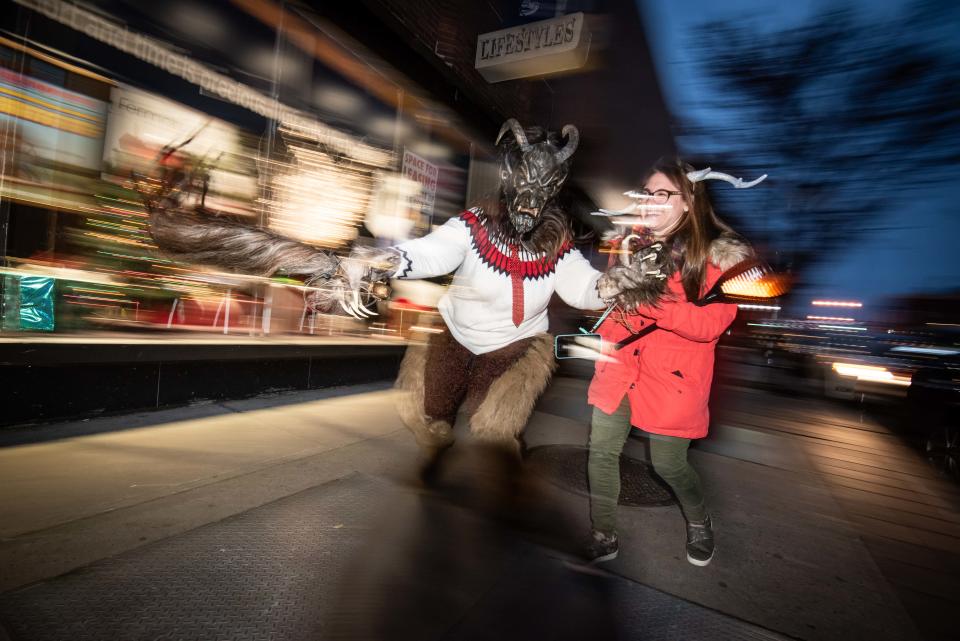 Krampus is celebrated along Cookman Avenue in Asbury Park.