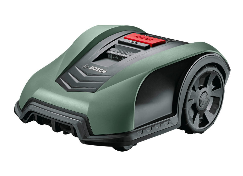 The Bosch Indego S+ mows your lawn with a simple voice command. Source: Bosch