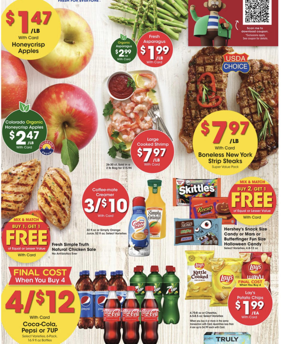 Weekly sales flyer