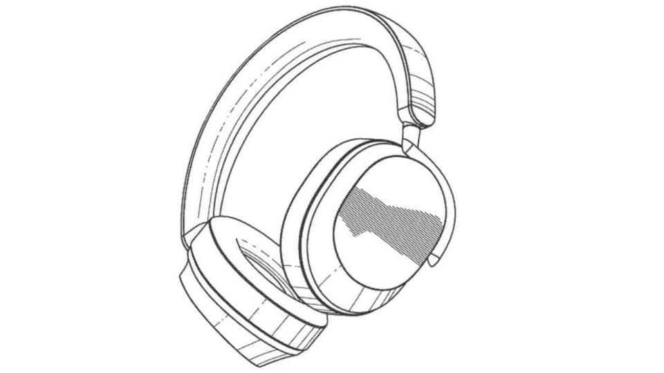 Sketch of Sonos wireless headphones from a patent