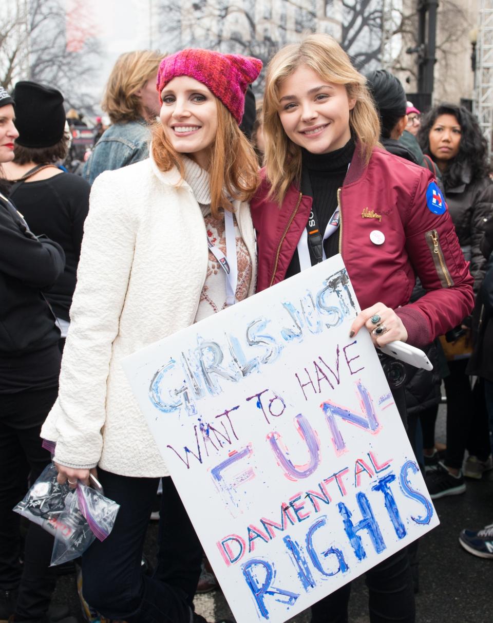 Jessica Chastain et Chloe Moretz