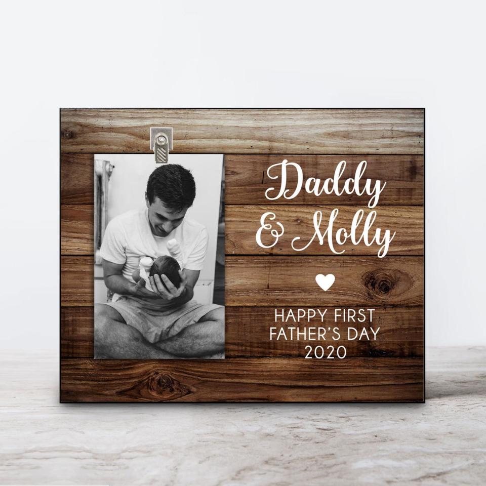 Happy First Father's Day Frame