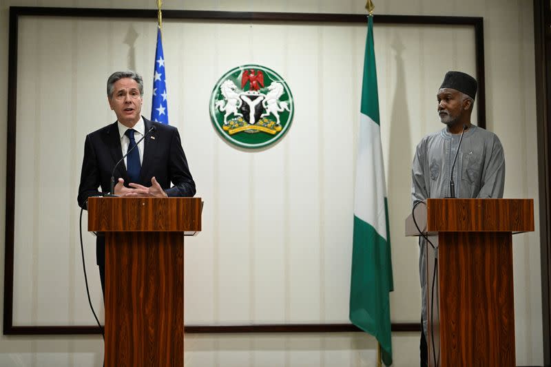 U.S. Secretary of State Blinken visits Abuja