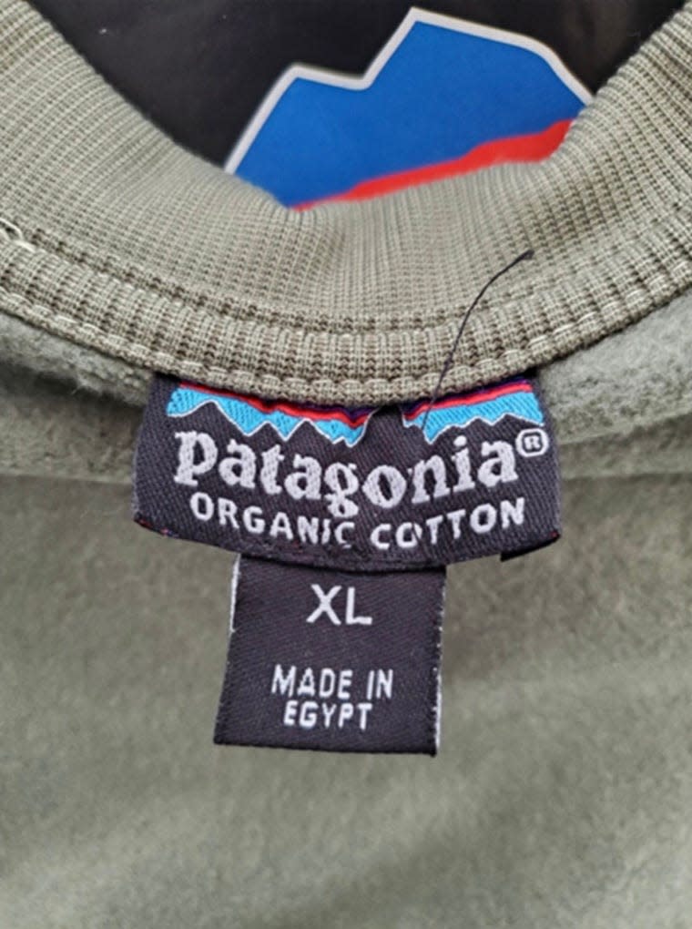 Pictured is alleged counterfeit Patagonia merchandise sold from a Nordstrom Rack store.