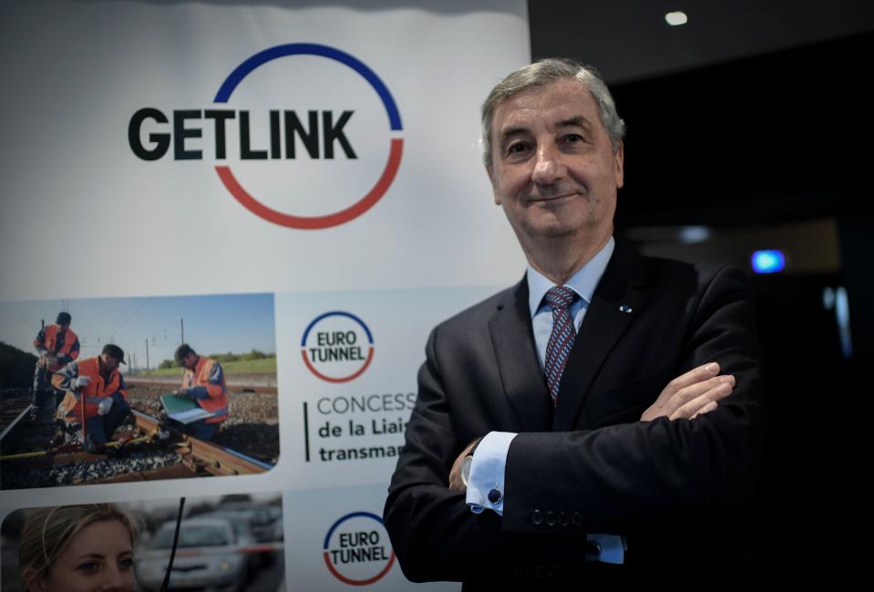 Jacques Gounon, Chairman and CEO of Getlink, formerly known as Eurotunnel, a public company which manages and operates the Channel Tunnel between England and France. Photo: STEPHANE DE SAKUTIN/AFP/Getty Images