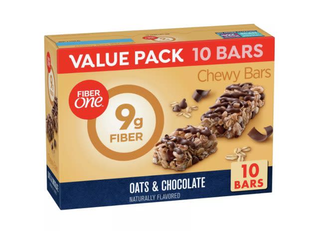 fiber one oats&chocolate chewy bars