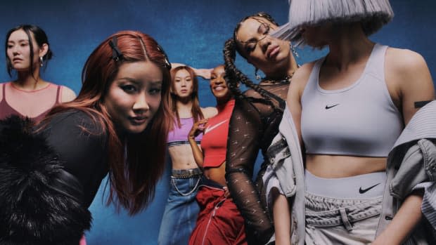 <p>Liu Xiang, Yoon Ambusoon, Stephanie Au, Crystal Dunn, Parris Goebel and Feng Chen Wang for Nike. </p><p>Photo: Renell Medrano/ Courtesy of Nike</p>