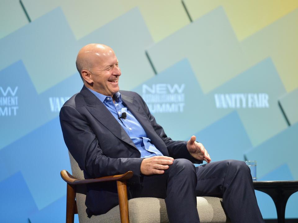 David Solomon, CEO of Goldman Sachs, 2018 Vanity Fair New Establishment Summit
