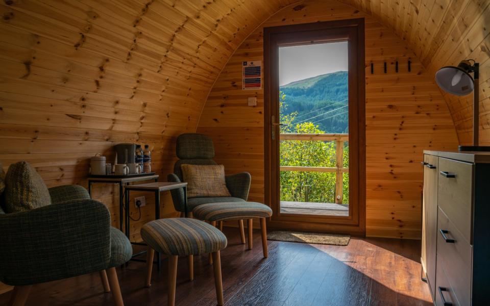 Glencoe Youth Hostel in Ballachulish was a close runner-up to Loch Ossian