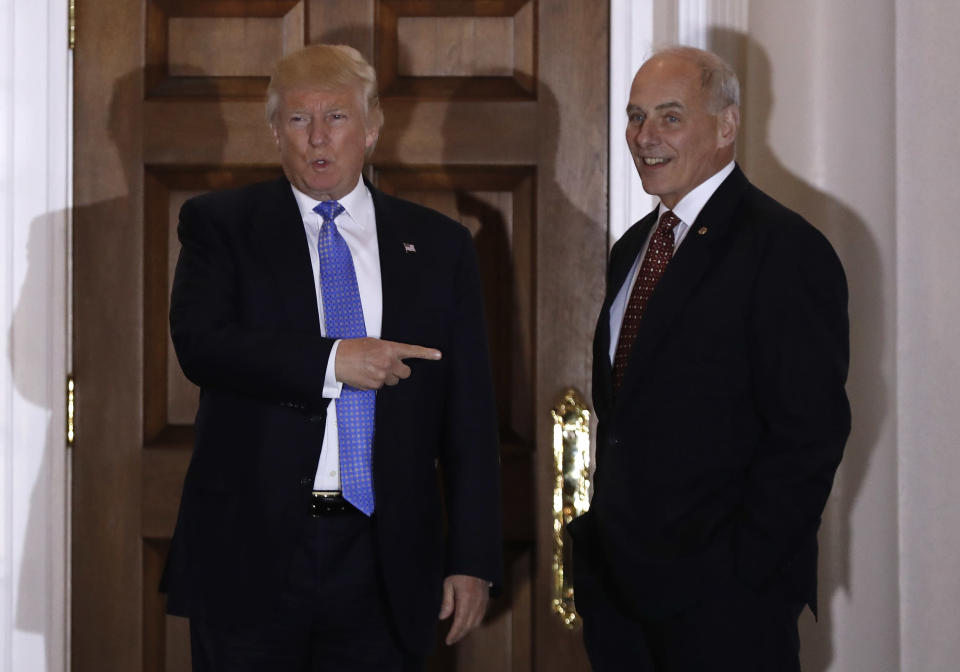 Donald Trump John Kelly