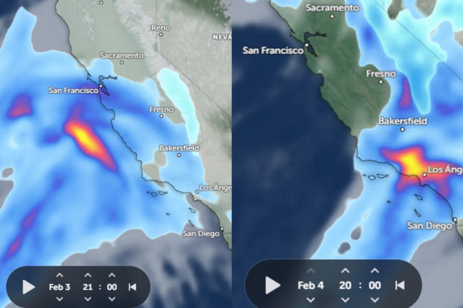 ¿Cuándo regresan las lluvias? Ruta que seguirá este fin semana el río atmosférico en California