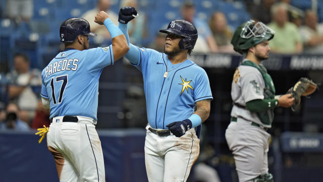 WATCH: Third Baseman Isaac Paredes Hits Grand Slam For Tampa Bay Rays  Against Oakland - Fastball