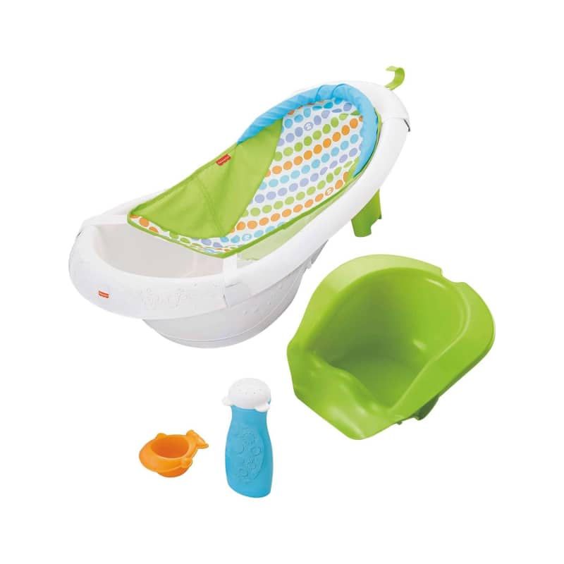 Fisher-Price Baby to Toddler Bath 4-In-1 Sling ‘N Seat Tub