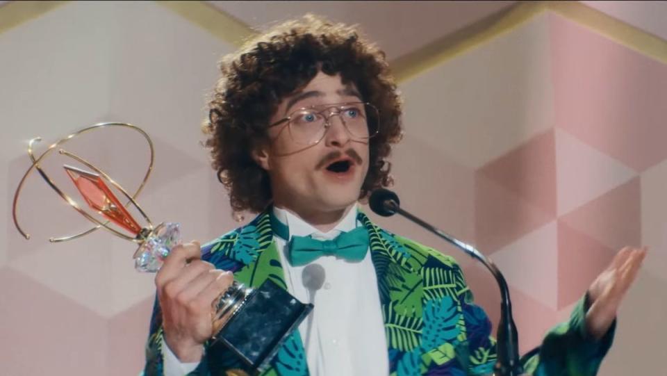 Daniel Radcliffe in Weird Al movie trailer, Weird: The Al Yankovic Story releases soon