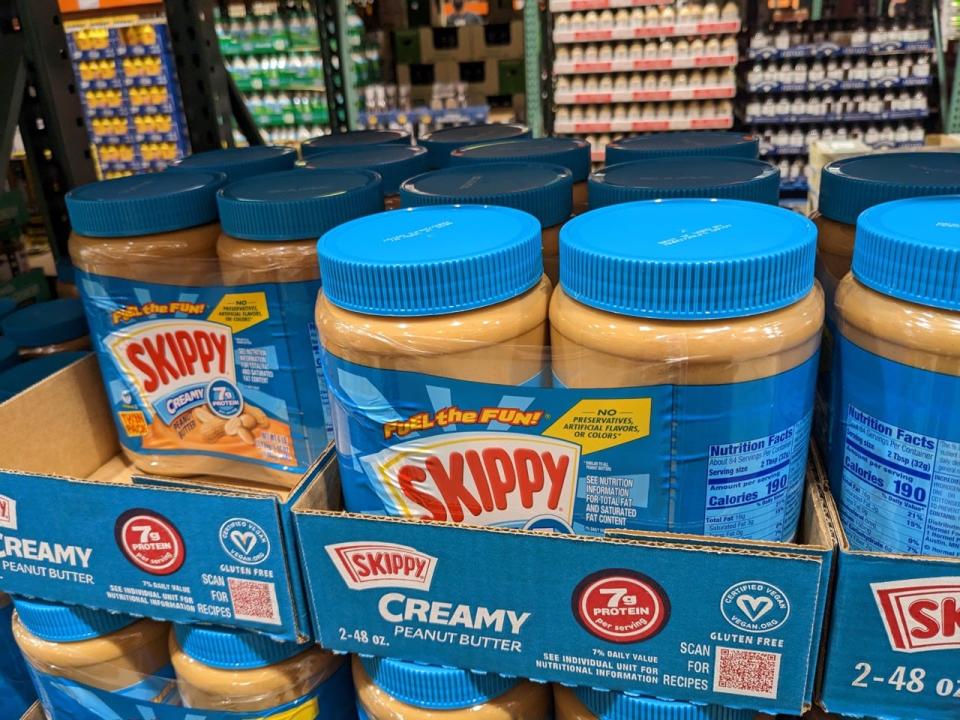 skippy peanut butter at costco