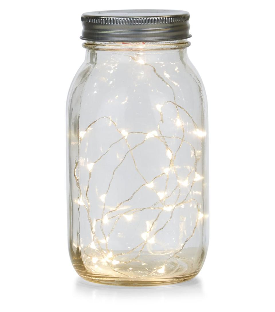 Transparent Mason Jar Light