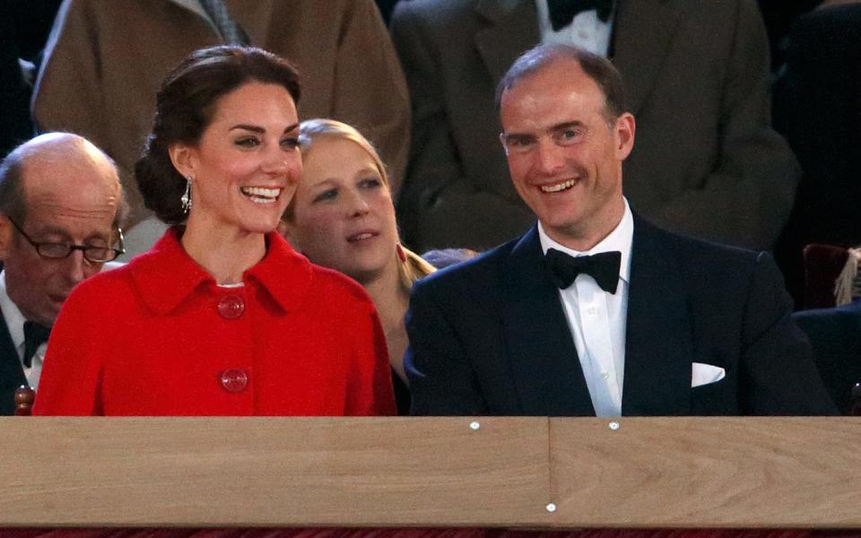 The Duchess of Cambridge with Prince Donatus, Landgrave of Hesse - Getty Images 