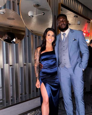 <p>Chris Godwin Instagram</p> Chris Godwin and Mariah DelPercio.