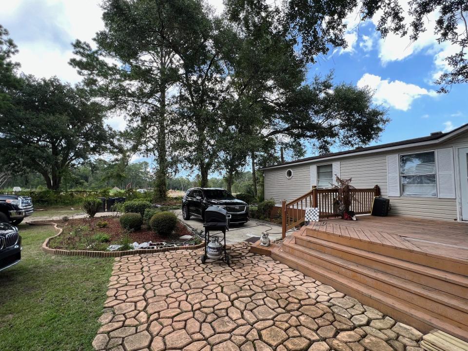 The home where Josephine Wright, 93, of Hilton Head lives. Wright and her family are being sued by a developer for property her family said she's owned for more than 30 years.