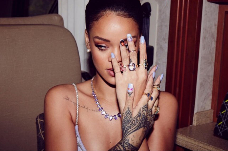 Check out all the tattoos on birthday girl Rihannas body