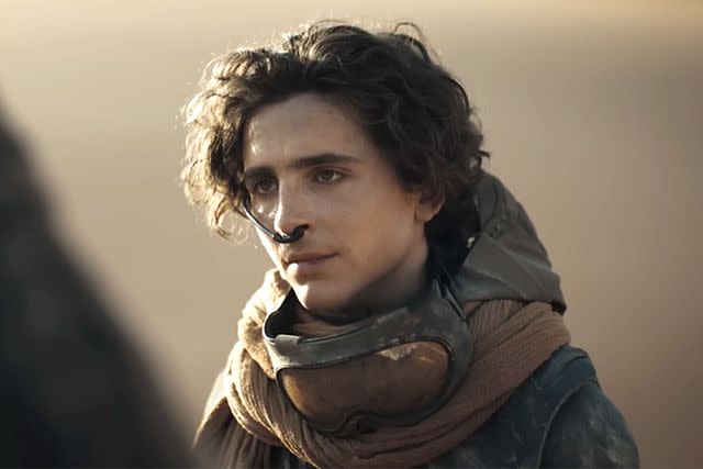 <p>warner bros.</p> Timothée Chalamet in 'Dune: Part Two,' 2024