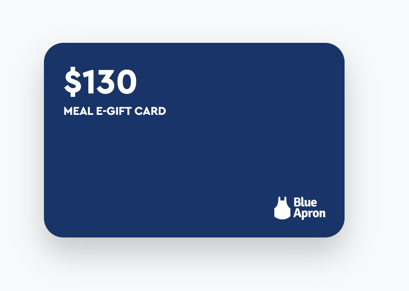 11) Blue Apron Gift Card