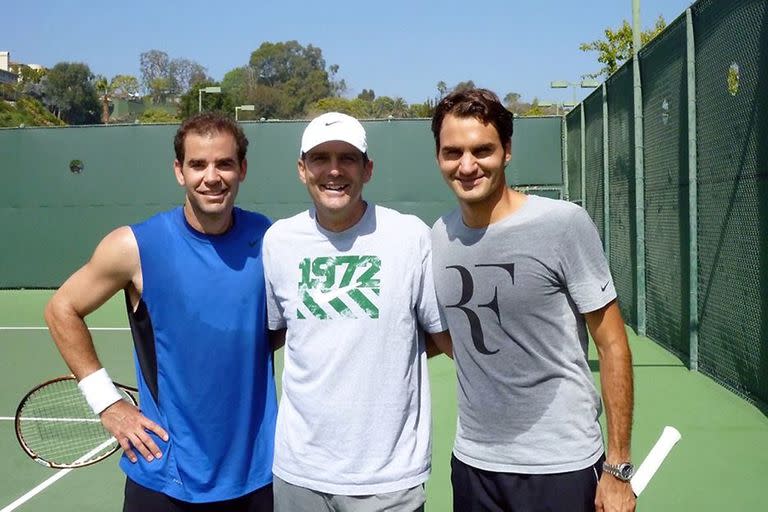 Roger Federer y Sampras.