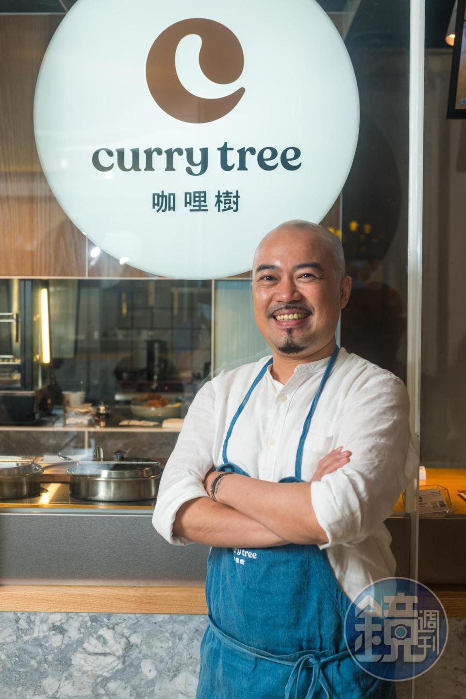 金色三麥主廚郭承勳與日本料理職人菊地英晃，共同研發出咖哩醬配方。 