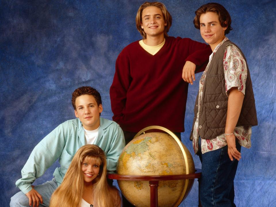 The cast of "Boy Meets World"