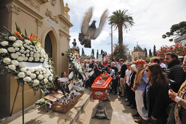 Familiares y amigos despidieron a César Mascetti en San Pedro