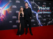 <p> Chris Hemsworth and Elsa Pataky get all dressed up for the Sydney premiere of <em>Thor: Love and Thunder</em> at Hoyts Entertainment Quarter on June 27.</p>