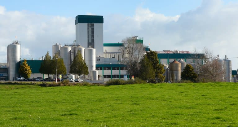 Fonterra Hautapu dairy factory near Cambridge in New Zealand's Waikato region, known for its fertile land and dairy industry