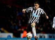 Soccer Football - FA Cup Third Round Replay - Blackburn Rovers v Newcastle United - Ewood Park, Blackburn, Britain - January 15, 2019 Newcastle United's Joselu scores their first goal REUTERS/Andrew Yates