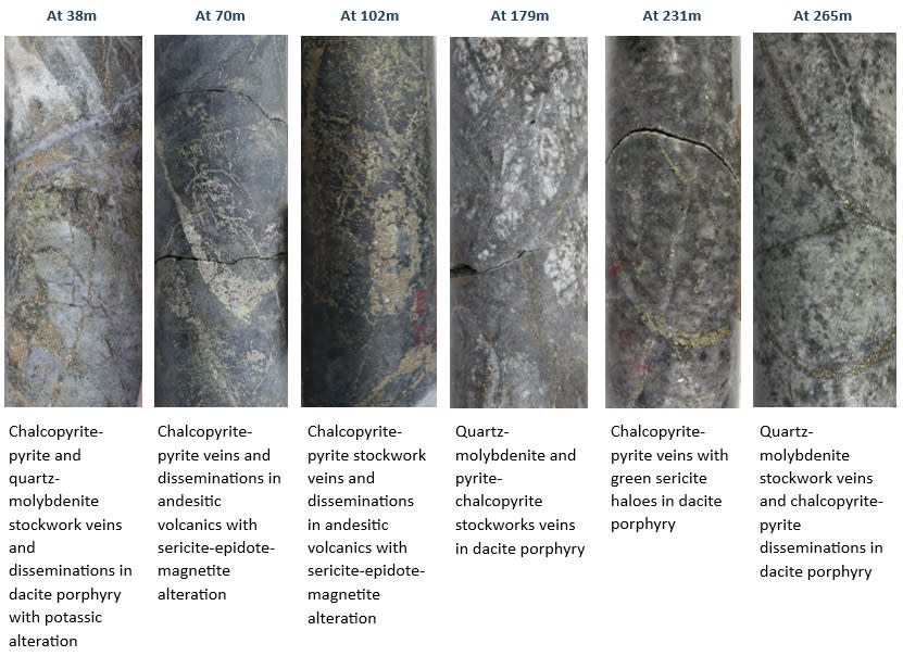 Figure 1 - Core Photo Highlights from SLSP-01