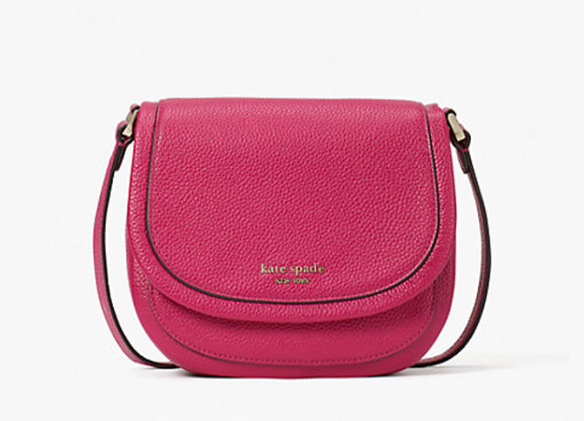 Kate Spade New York Knott Medium Saddle Crossbody Bag - Orchid