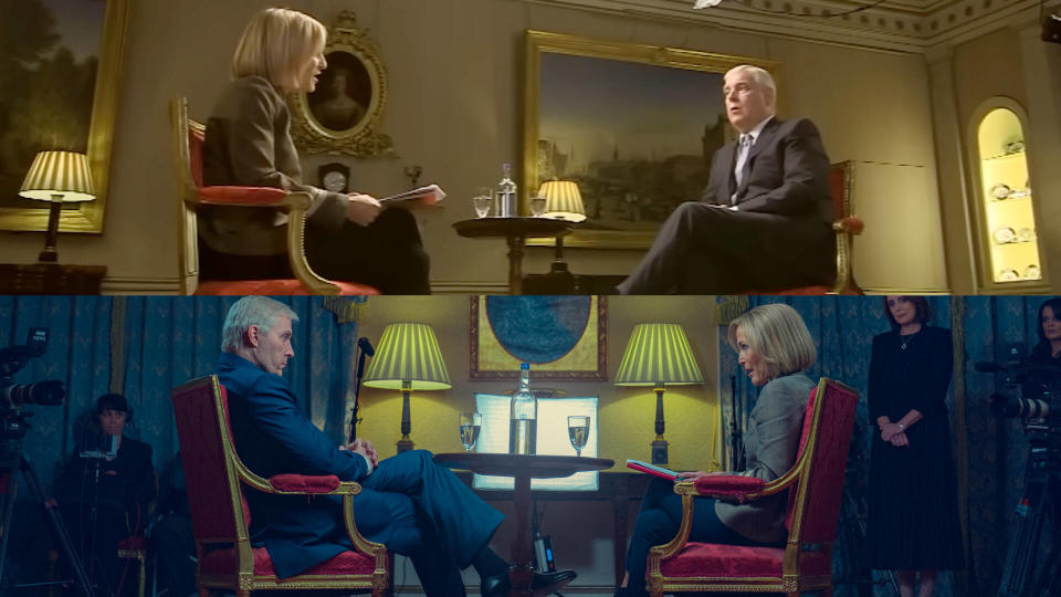 L’interview du Prince Andrew sur la BBC a été recréée à l’identique dans le film « Scoop ».