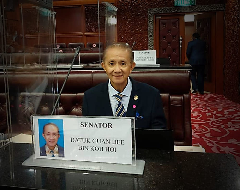 Datuk Guandee Kohoi has confirmed that he will be sworn in tomorrow as the new deputy tourism, arts and culture minister. — Picture via Facebook/Datuk Guandee Kohoi