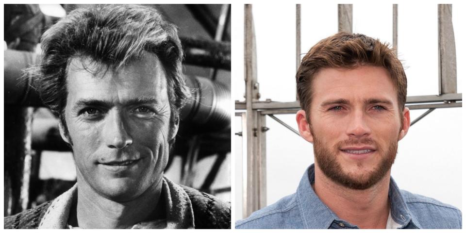 Clint Eastwood and son Scott Eastwood