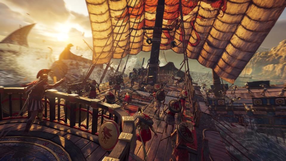 You’ll be able to take to the seas in “Odyssey” and wreck your opponents with a little bit of hot fire.