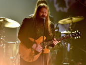 <p>Stapleton, who won here two years ago for <i>Traveller</i>, will likely win again for <i>From a Room: Volume 1</i>. Stapleton is vying to become the first male solo artist to win twice in this category since the category was re-introduced in 1994. (Photo: Kevin Winter/WireImage) </p>