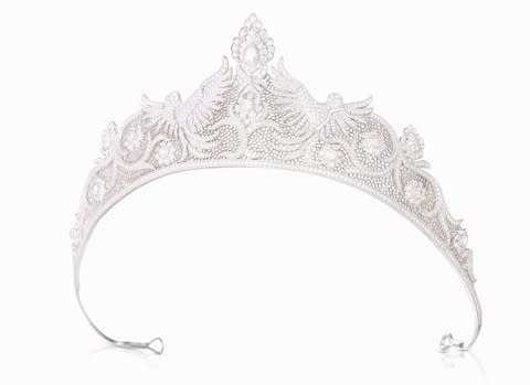 Buccellati white gold and diamond Gran tiara