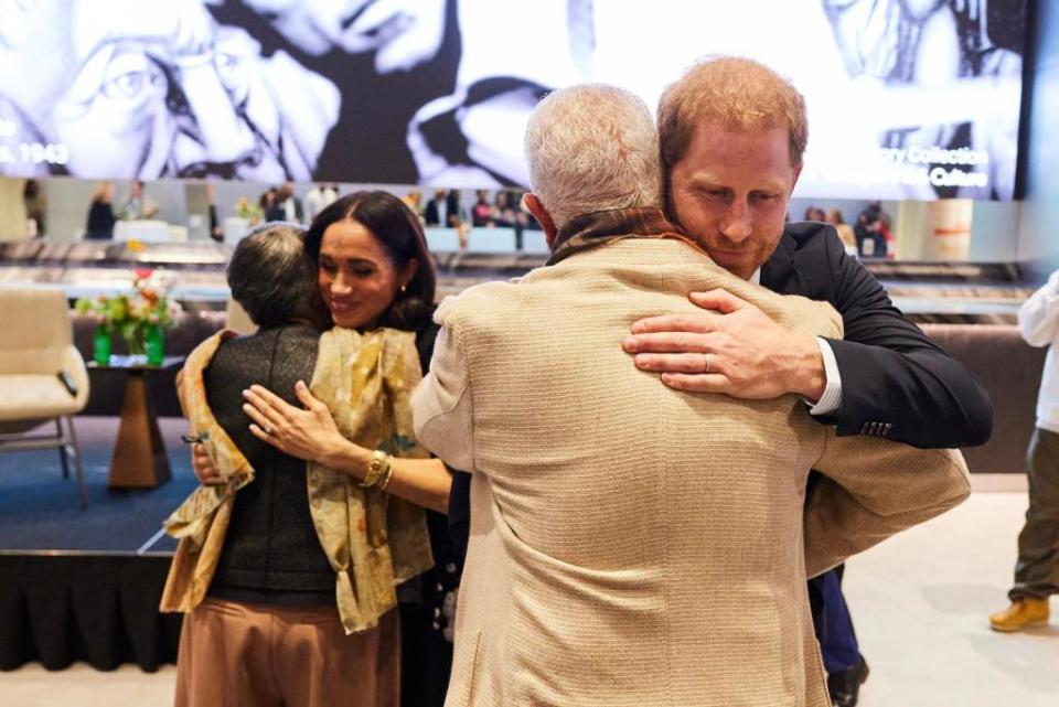 The Duke and Duchess of Sussex celebrated the arts with a slew of famous faces. @msayles/The Kinsey Collection/Instagram