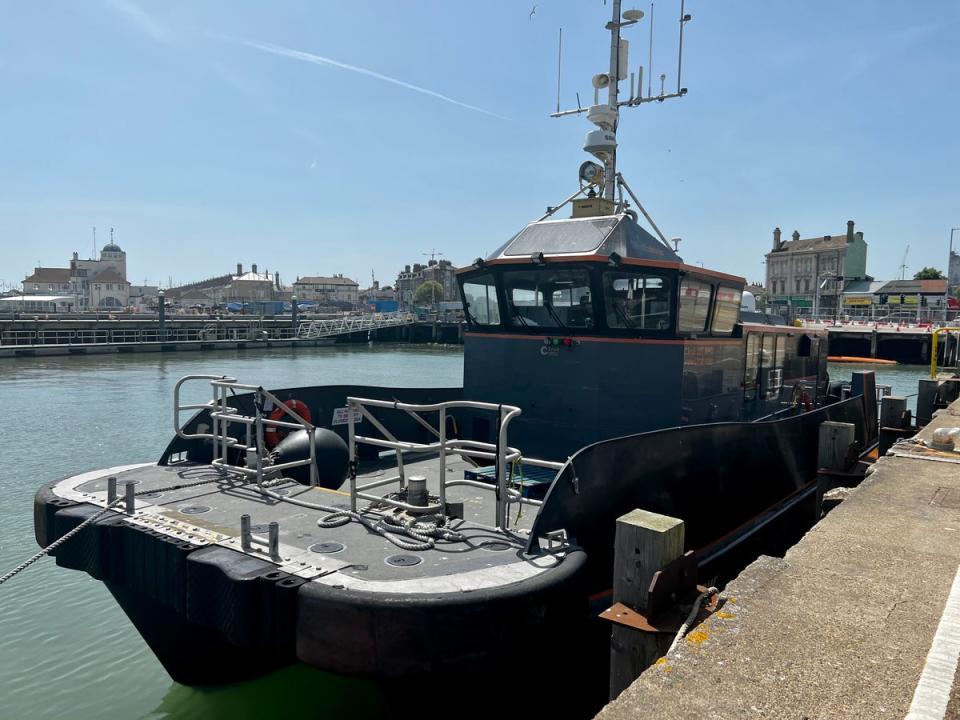 A workboat called the ‘Endeavour’ went out from Lowestoft to meet tankers carrying Russian fuel oil (The Independent)