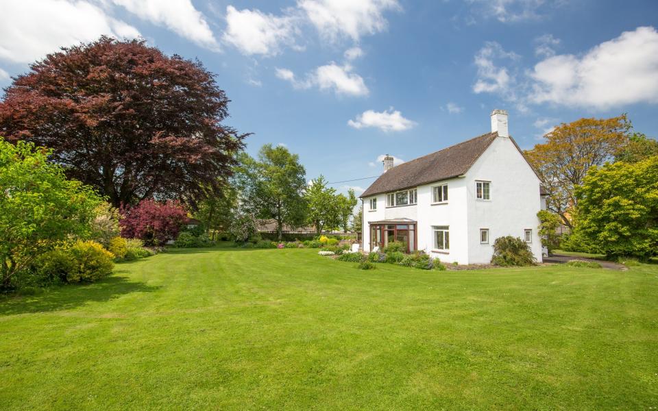 Designed in the late Twenties, this detached home has period features such as wooden flooring and fireplaces. There are four bedrooms, two en suite, and a large garden. Guide price: £685,000 Agent: Cooper & Tanner (01963 350327; cooperandtanner.co.uk)