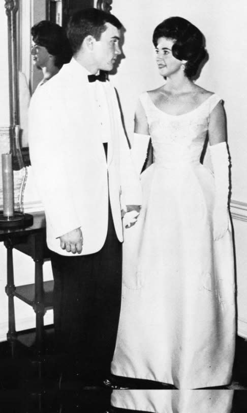 <p>Is that Paula Deen? We thought it was Elizabeth Taylor! The celebrity chef was the epitome of a Southern belle at the Albany High School prom in Albany, Ga., in 1965. Do you think she made pre-date appetizers? (Photo: Seth Poppel/Yearbook Library) </p>