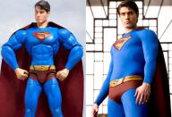 <p>Brandon Routh parece ter apelado para o uso de esteroides antes de posar para seu boneco de ação de ‘Superman – O Retorno’. (<i>Foto: Hot Toys/Everett)</i></p>