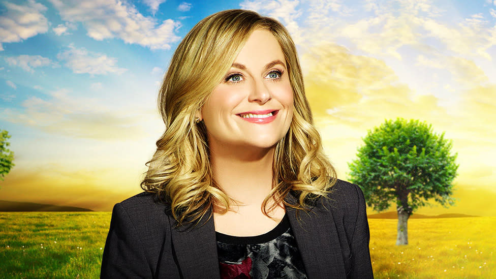 Amy Poehler ad Leslie Knope in Parks and Recreation promo