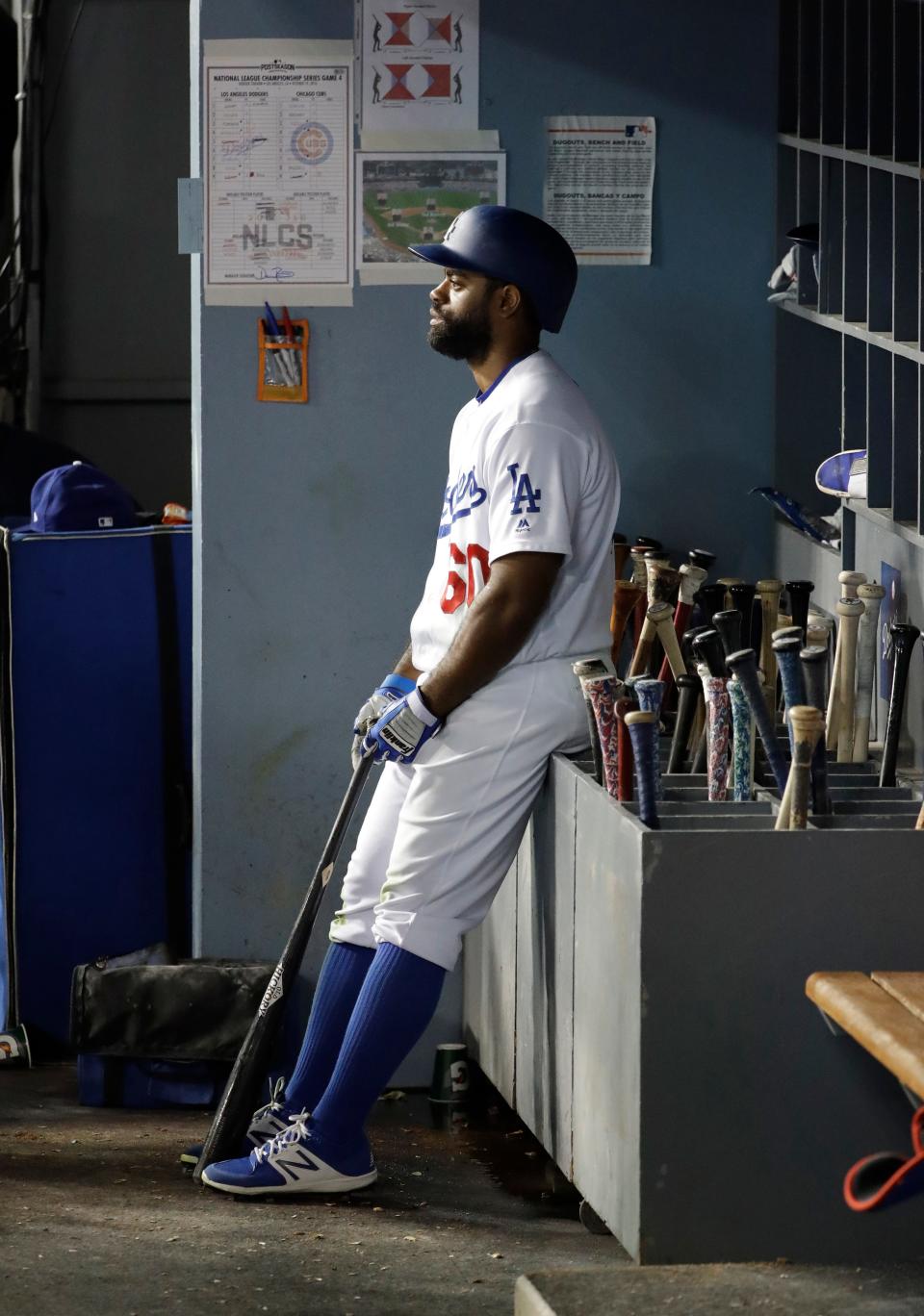 Andrew Toles hit .462 with a 1.082 OPS during the 2016 NLCS against the Cubs.