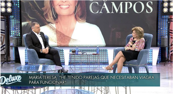 La polémica entrevista de María Teresa Campos en el Deluxe.