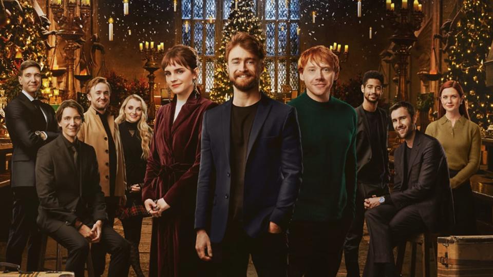 <div class="inline-image__caption"><p>The cast of <em>Harry Potter 20th Anniversary: Return to Hogwarts</em></p></div> <div class="inline-image__credit">HBO Max</div>